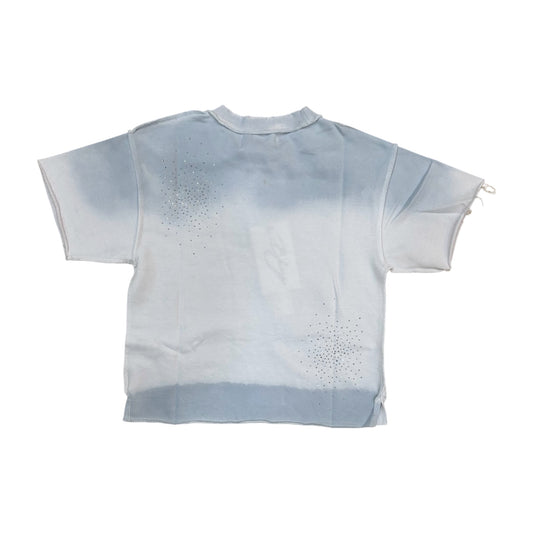 T1656B - Boy's/Kid's Paradise Hustle with Rhinestones Crop T-Shirt