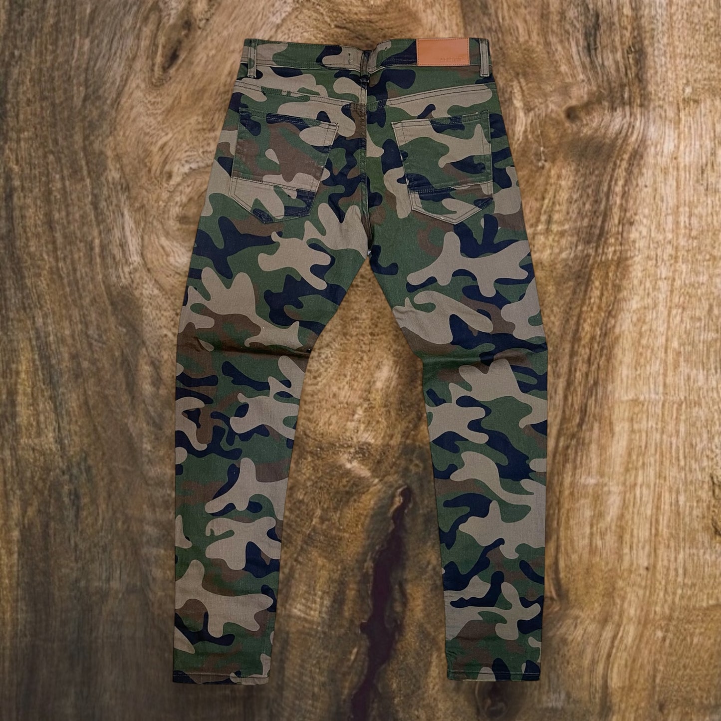 P503 - Twill Ripped Slim-Fit Stretch Jeans