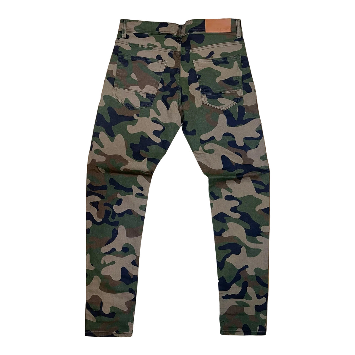 P503 - Twill Ripped Slim-Fit Stretch Jeans