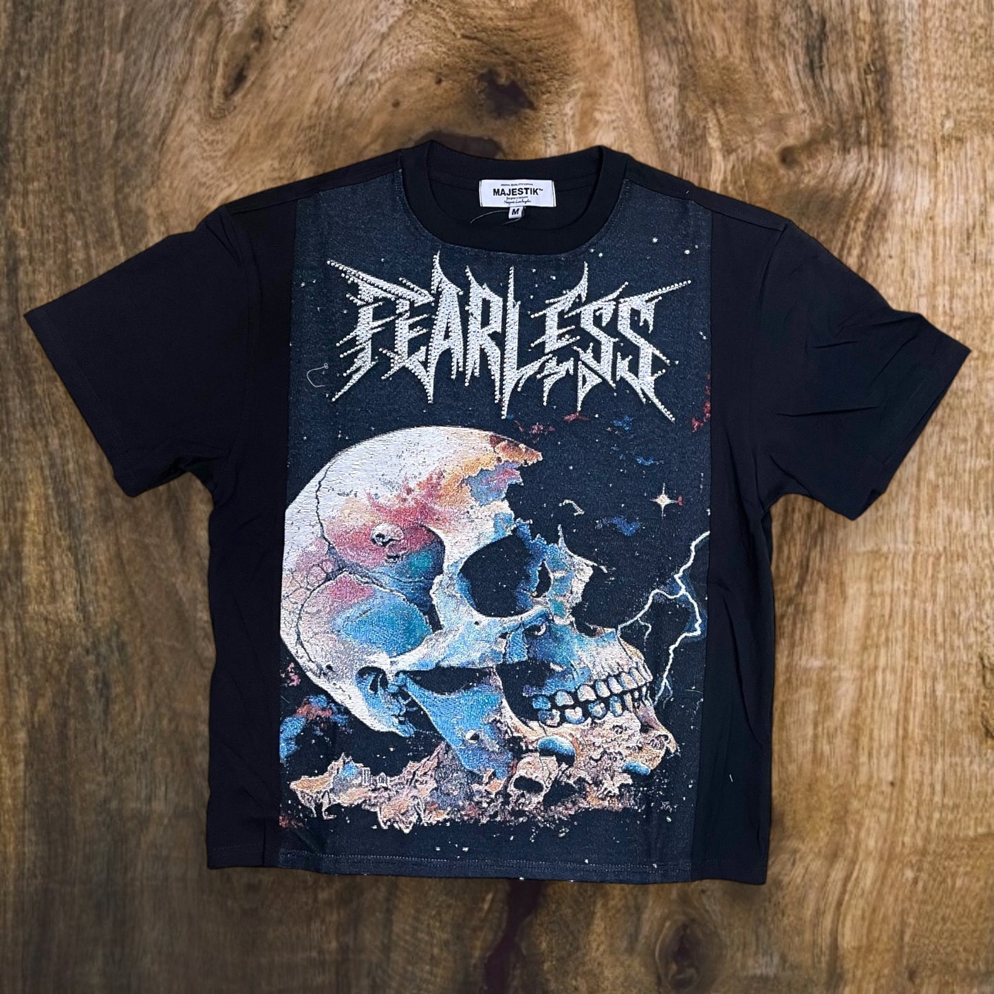 CE2524 - Fearless Skull Tapestry Jacquard T-Shirt