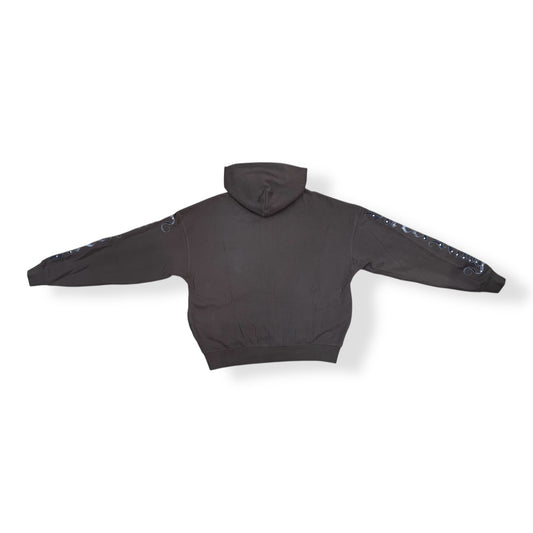 RK5481854 - LOUDER THAN LIFE Zip Down Cropped Fleece Hoodie