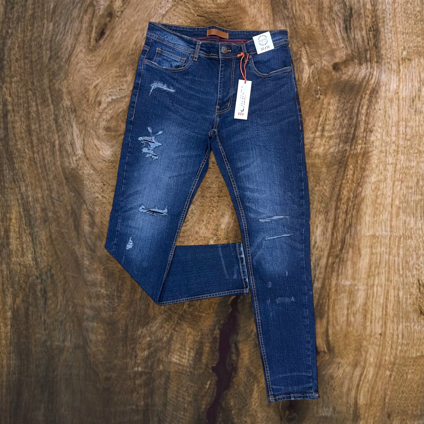 P501 - Houston Ripped Slim-Fit Stretch Jeans