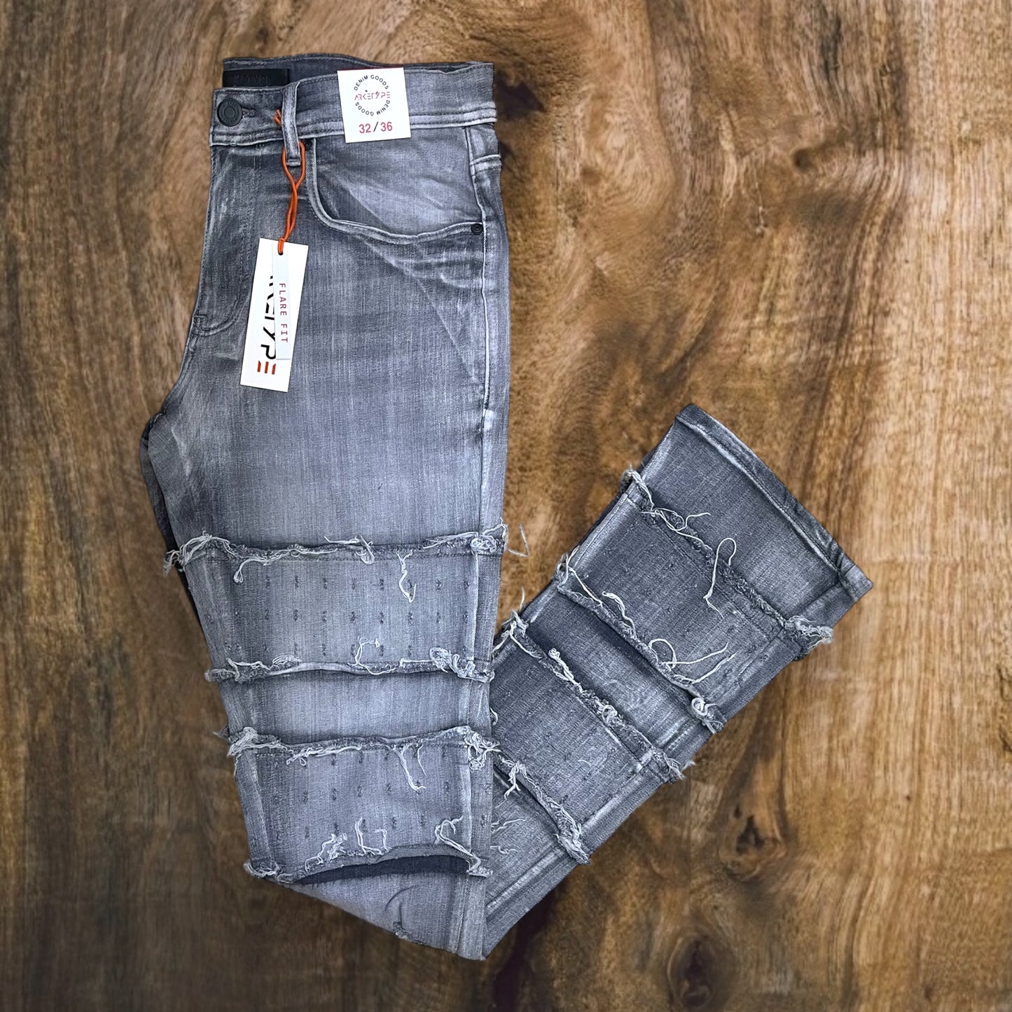 P521 - Tyson Stacked Flared Jeans