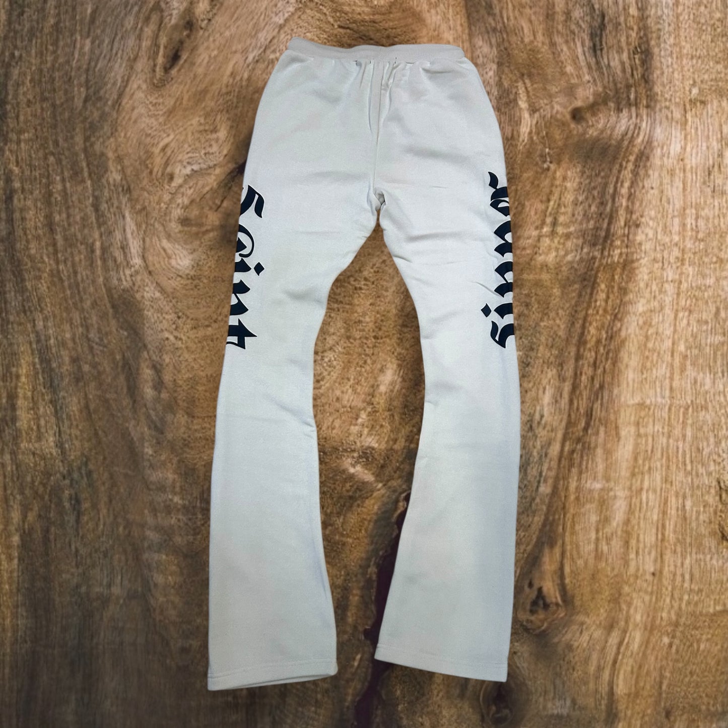 SB3401 - Saint Sinner Puff Print Fleece Stacked Pants