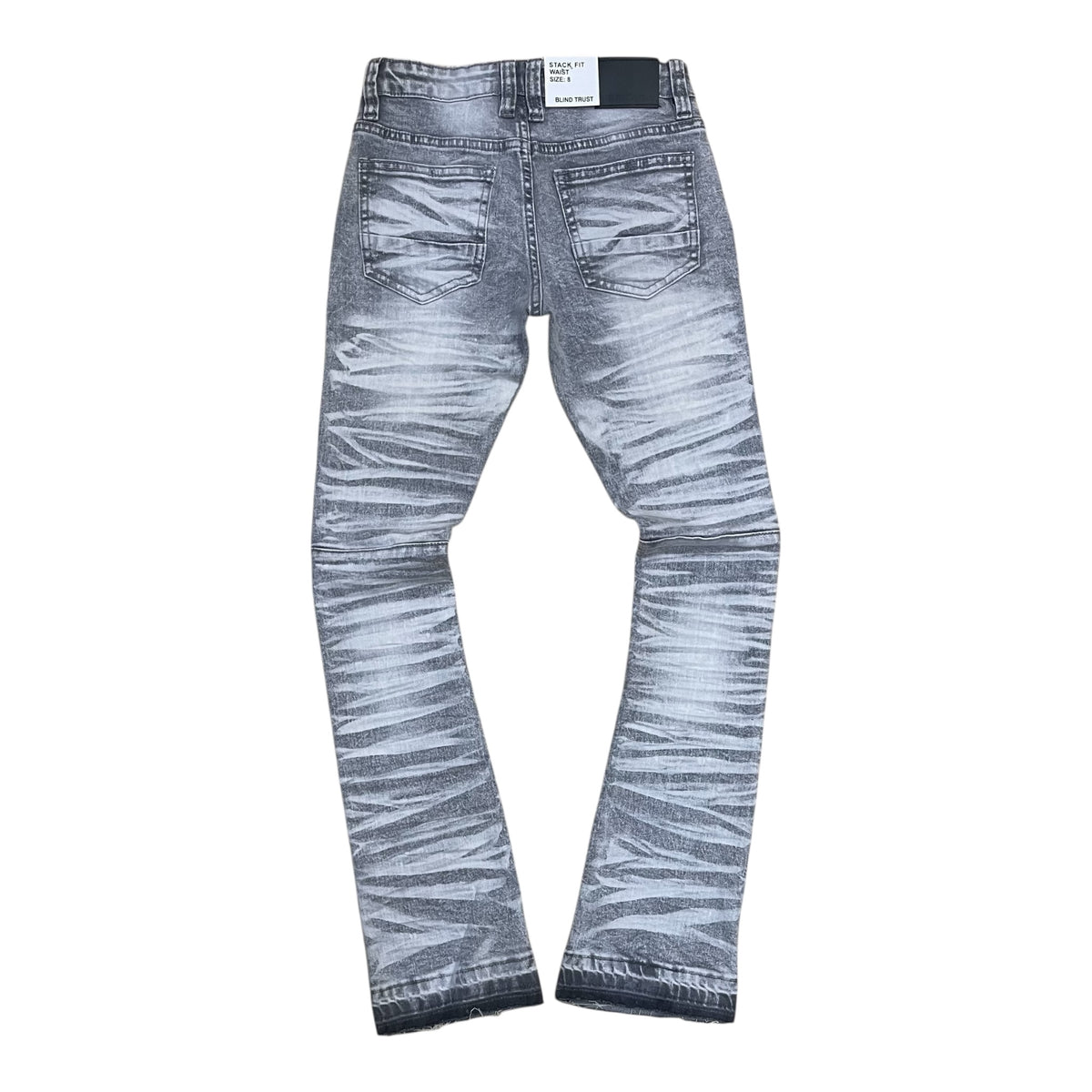 BTP25271K - Boy's/Kid's Rip & Repair Stacked Flare Jeans