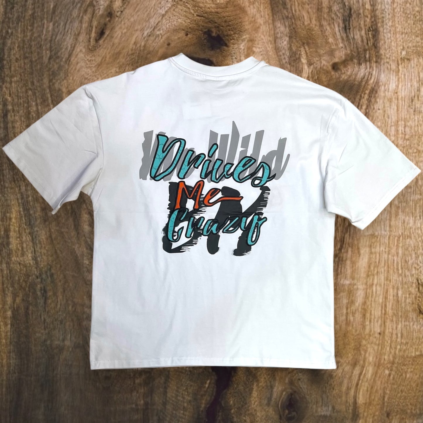 T2519 - Madness Me Wild Drop Shoulder T-Shirt
