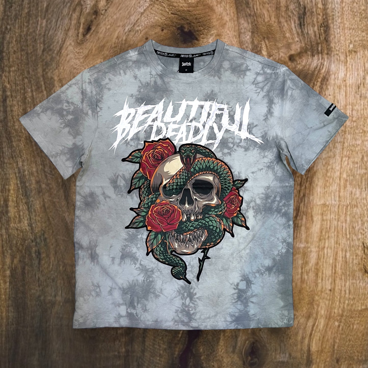 SF4011 - Beautiful Deadly Tie Dye Graphic T-Shirt