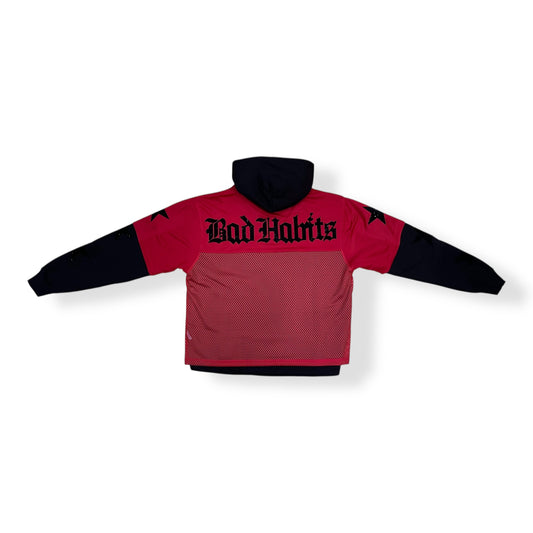 WH-RK5481869 - BAD HABITS 2-FER Cropped Fleece Hoodie