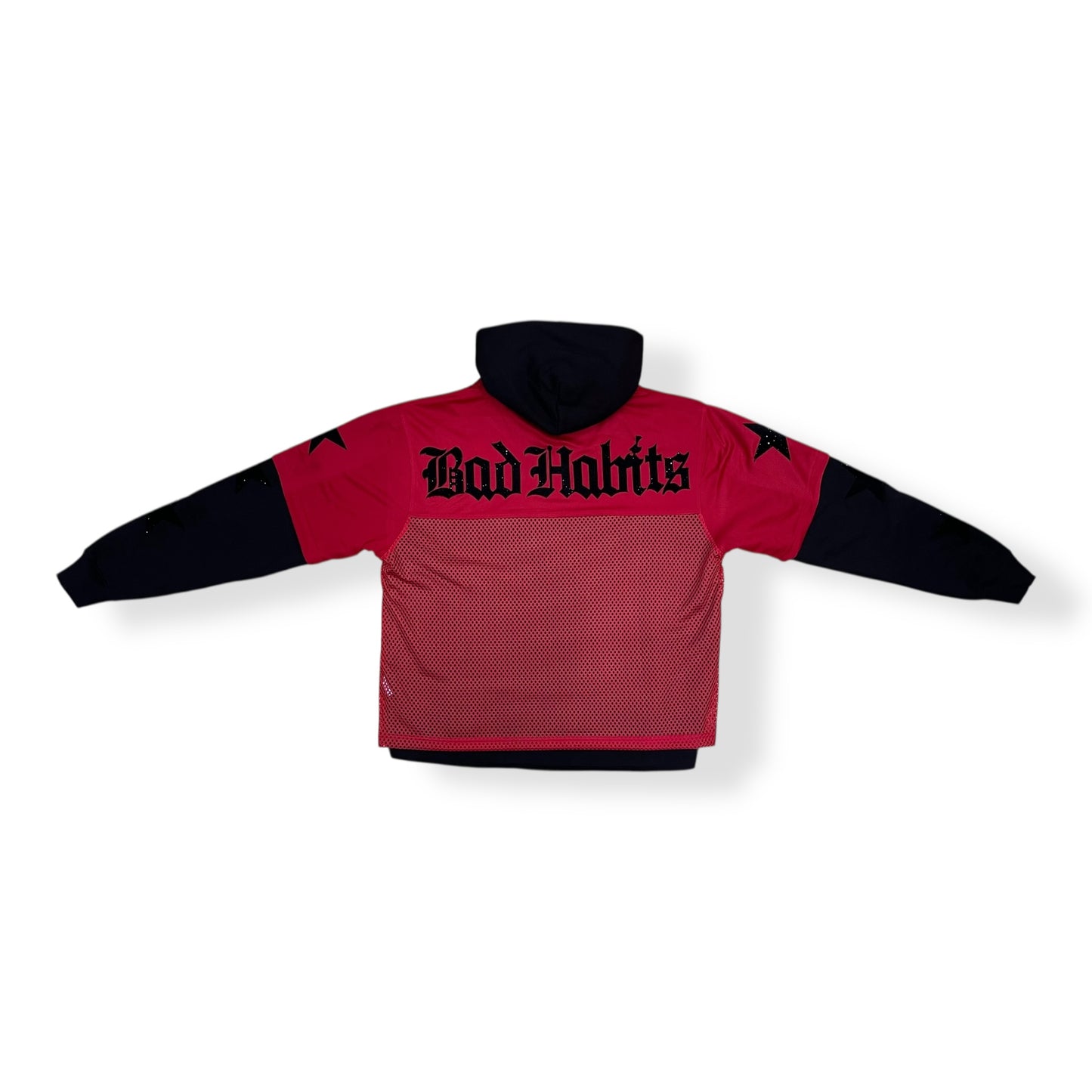 WH-RK5481869 - BAD HABITS 2-FER Cropped Fleece Hoodie