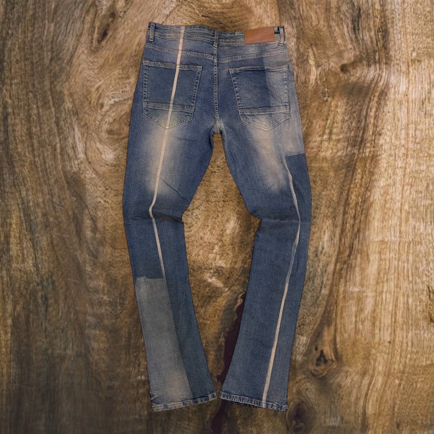 P544 - Gala Stretch Stacked Flare Jeans