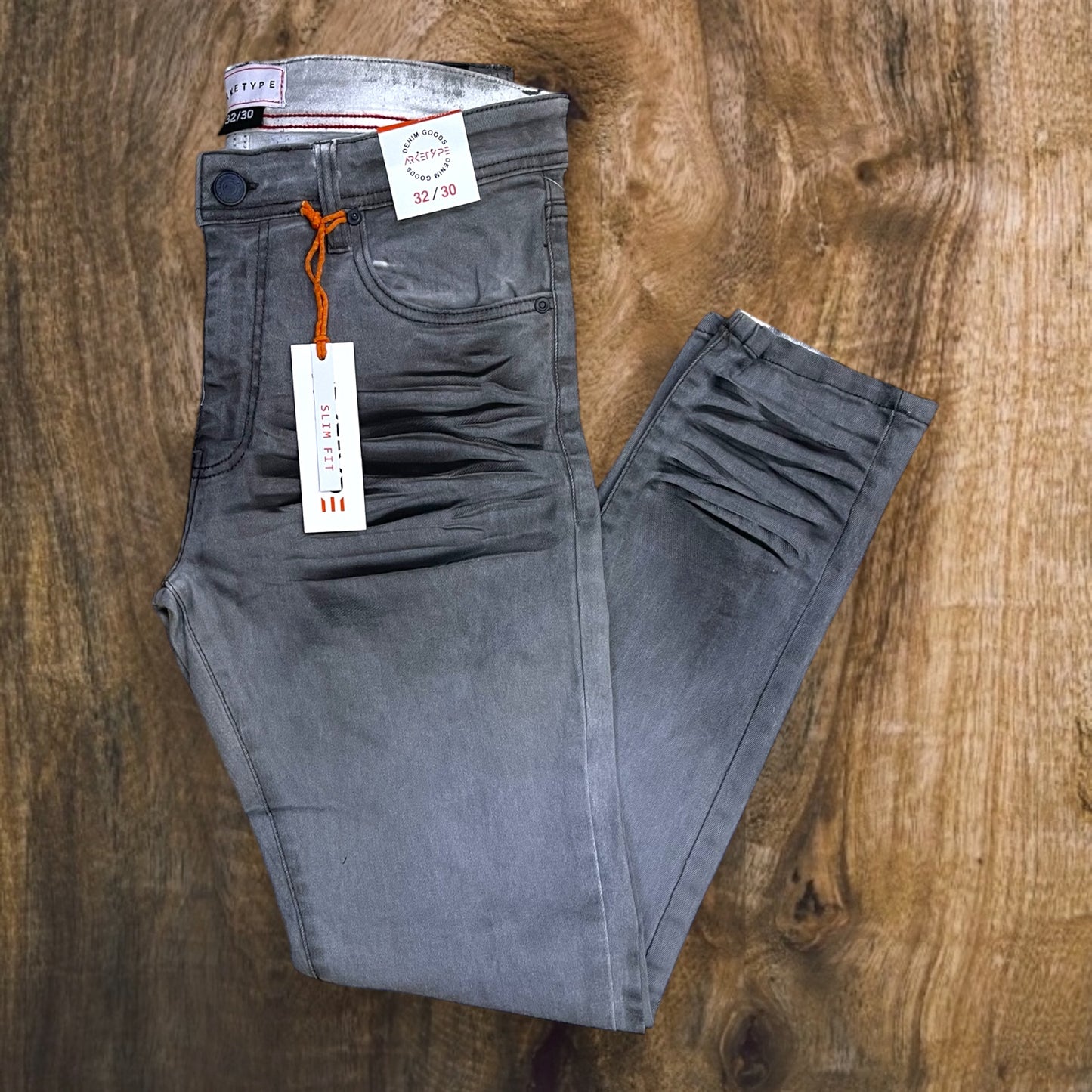 P511 - Mineral Washed Slim-fit Stretch Jeans