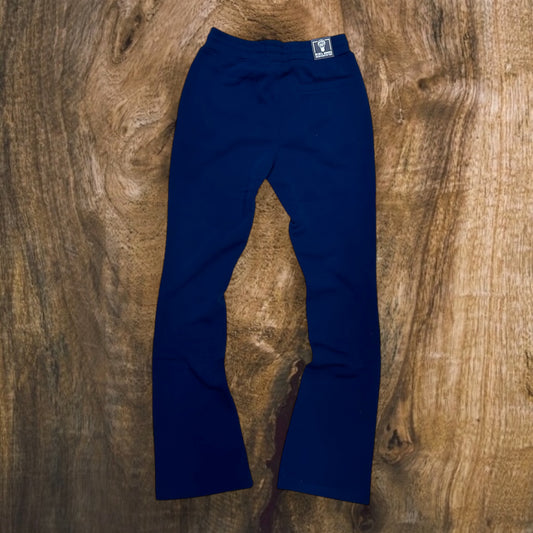 100-475 - Stacked Fleece Pants (Navy)