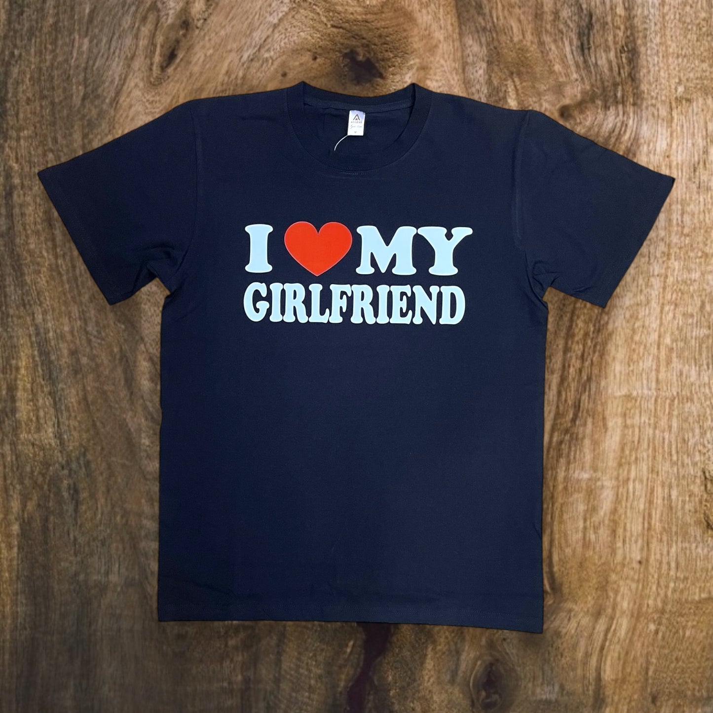 JC012325 - I Love My Girlfriend Regular-Fit Graphic T-Shirt