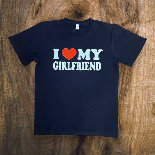JC012325 - I Love My Girlfriend Regular-Fit Graphic T-Shirt