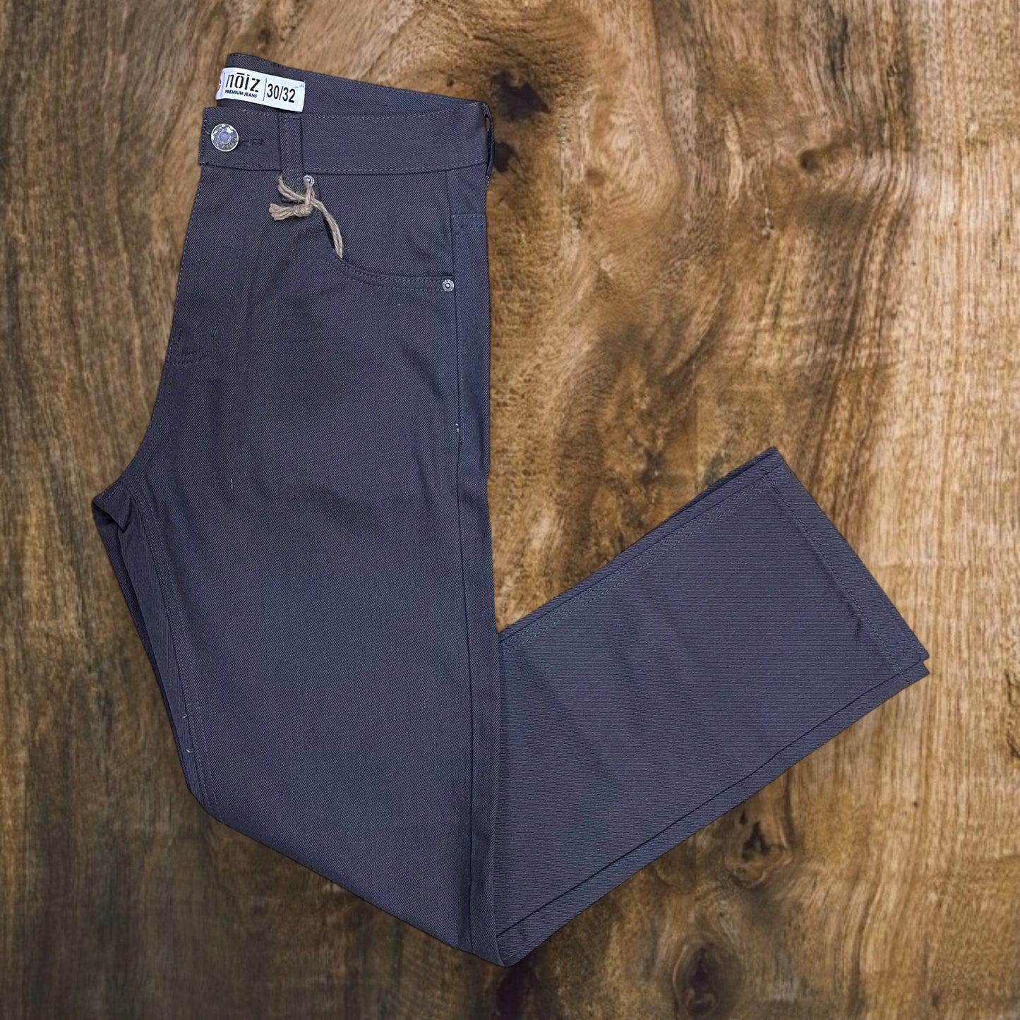 DP780 - Basic color Denim Relaxed-Fit Pants