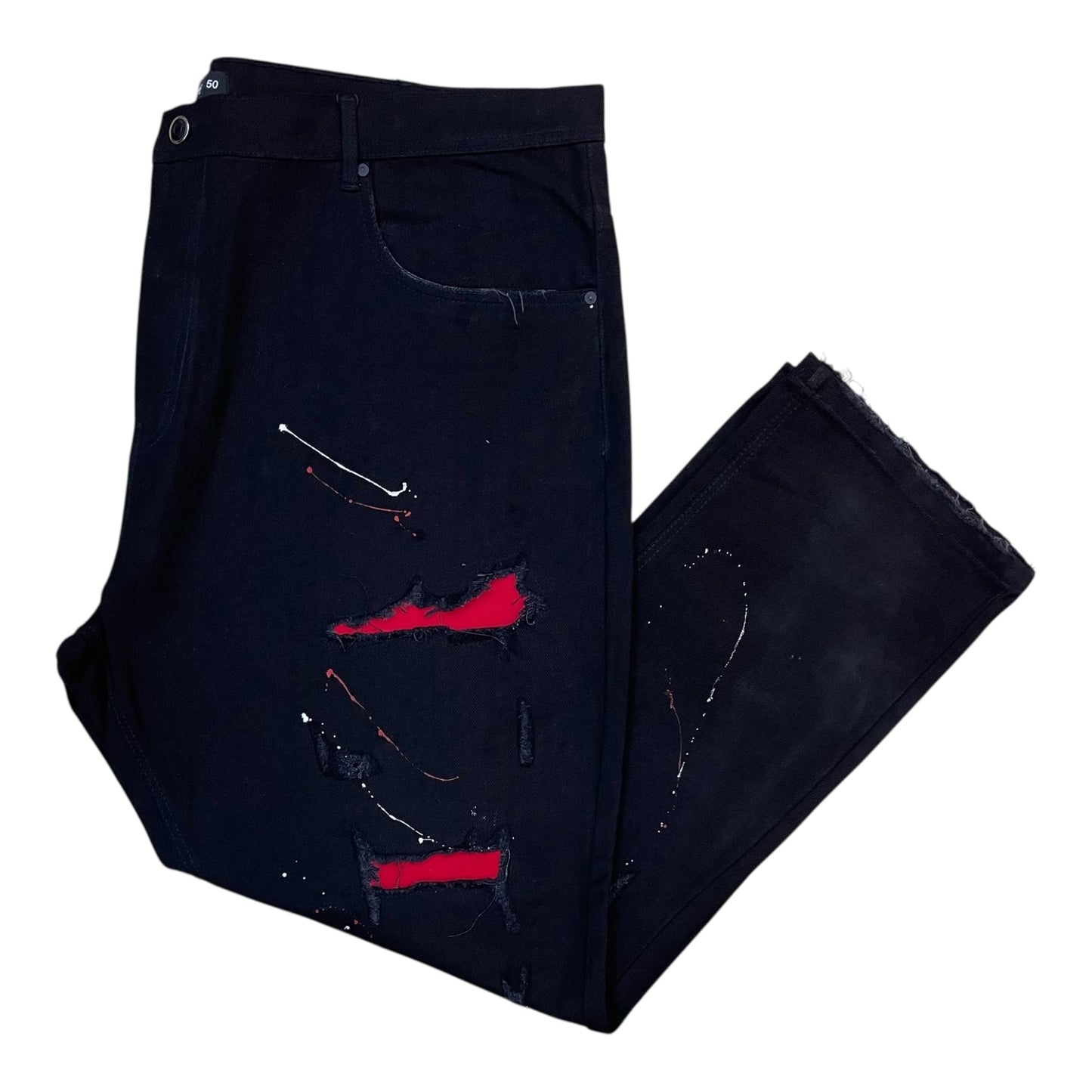 P2122X - Big Men's Paint N Color Relaxed - Fit Non-Stretch Jeans