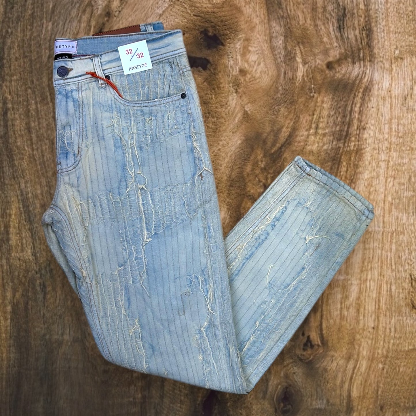 P439 - Hunter Ripped Slim-Fit Stretch Jeans