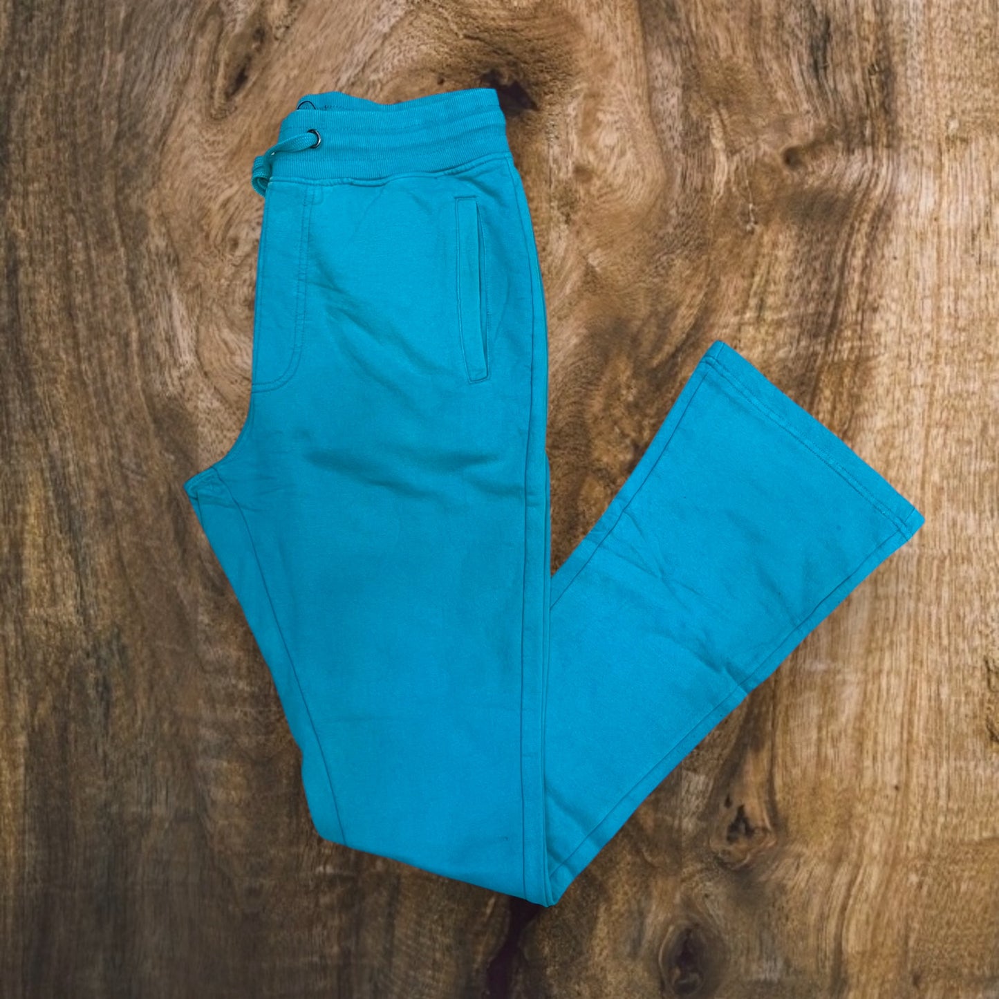 341-401 - Acid Washed Fleece Stacked (Turquoise)