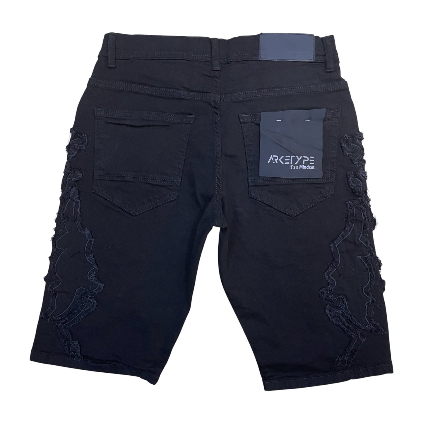 S615 - Raw Art Slim-Fit Stretchable Shorts