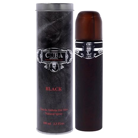 Cuba Black By Cuba For Men. Eau De Toilette Spray 3.3 Ounces
