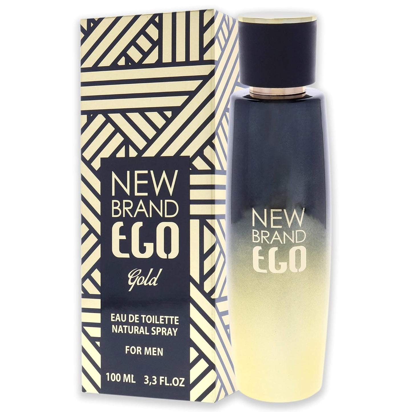 New Brand Perfumes Ego Gold EDT Spray Men 3.4 oz