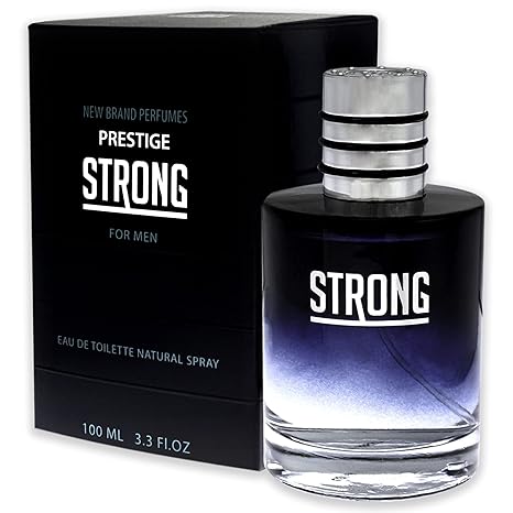 New Brand Perfumes Strong EDT Spray Men 3.3 oz