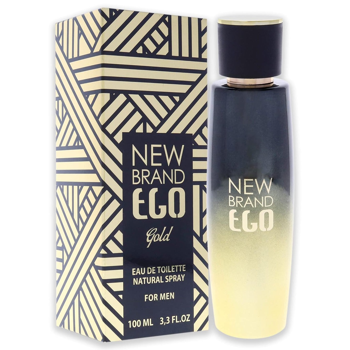 New Brand Perfumes Ego Gold EDT Spray Men 3.4 oz