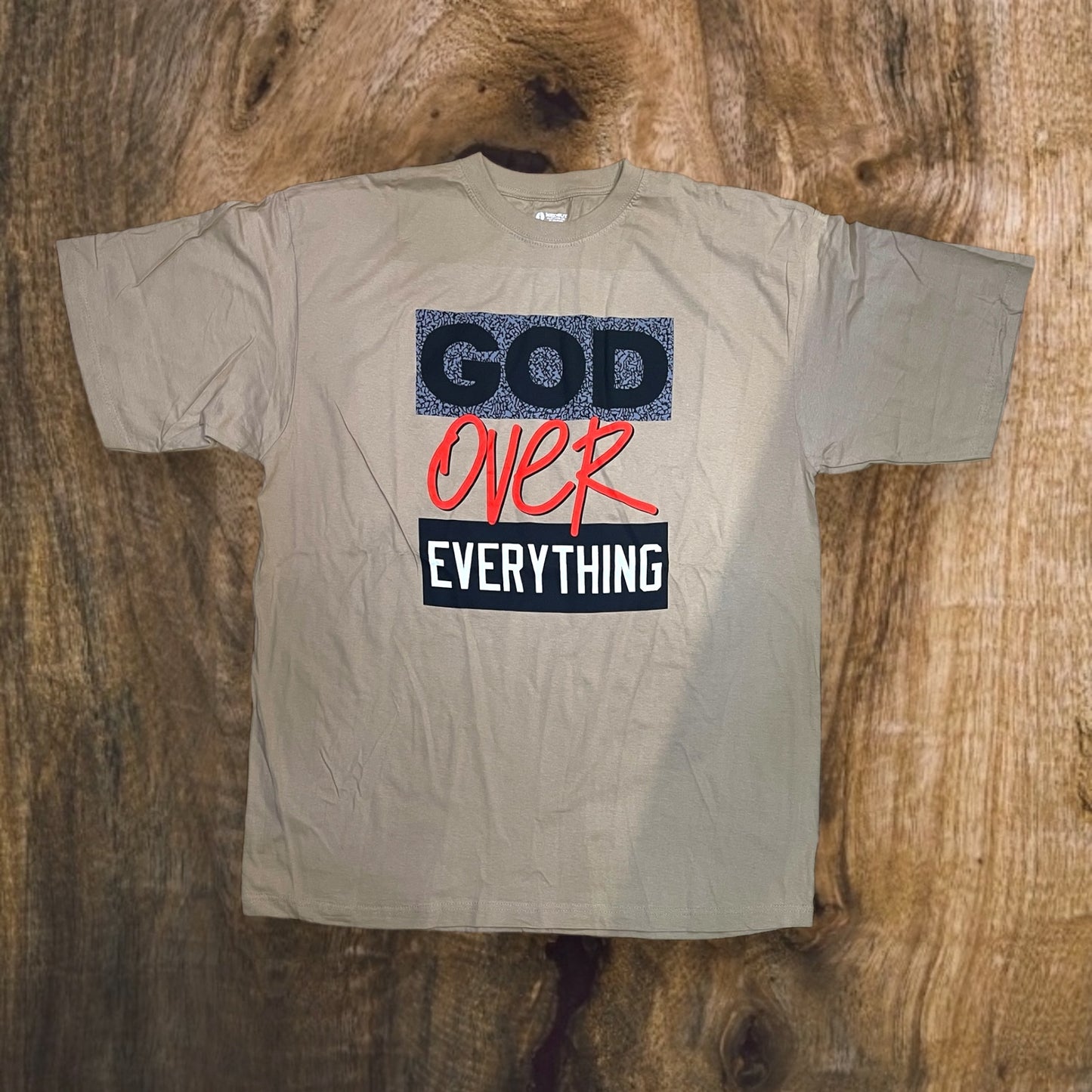 MST1734X - God Over Everything Big & TALL T-Shirt