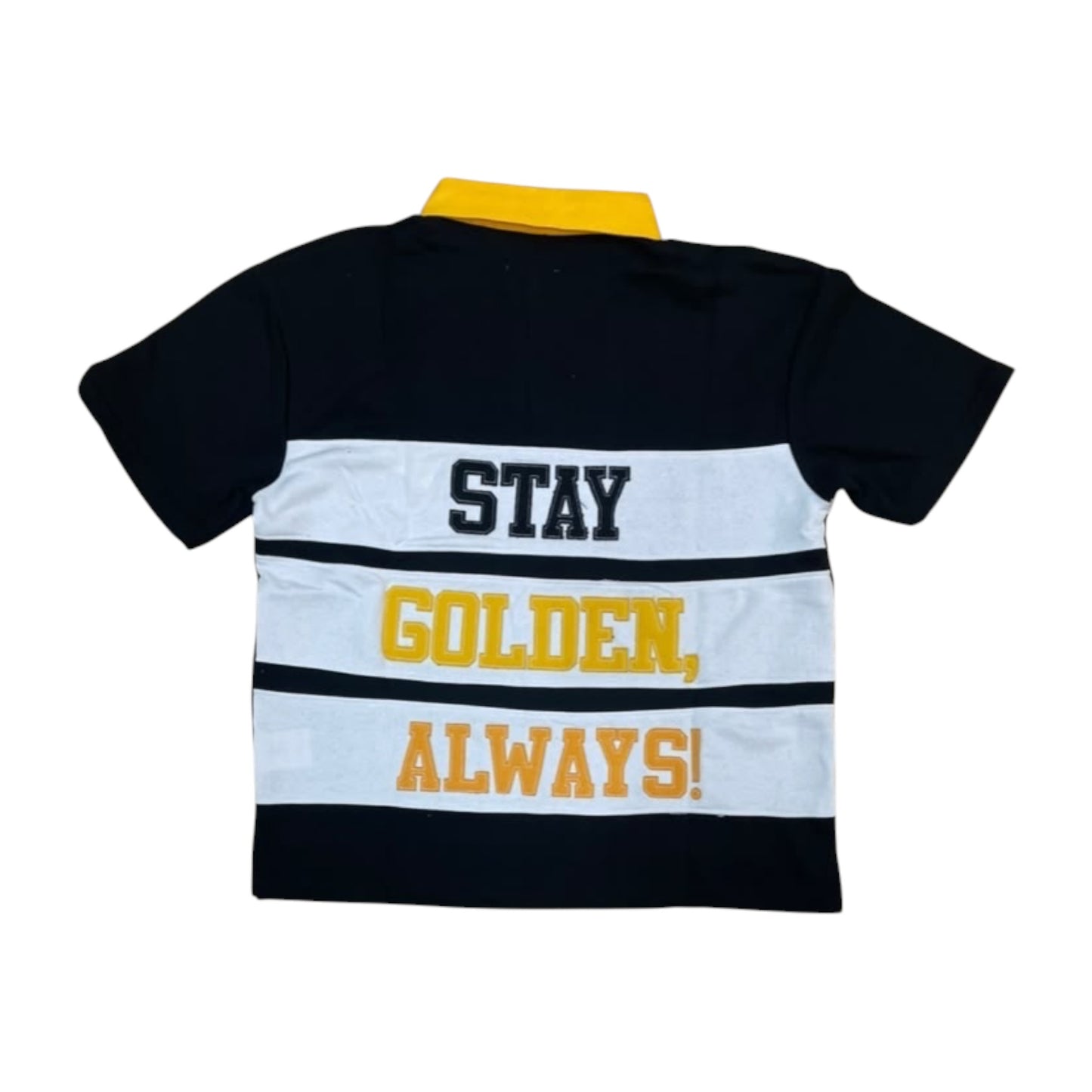 KT608 - Golden Prime Members Boxy Graphic Polo Shirt
