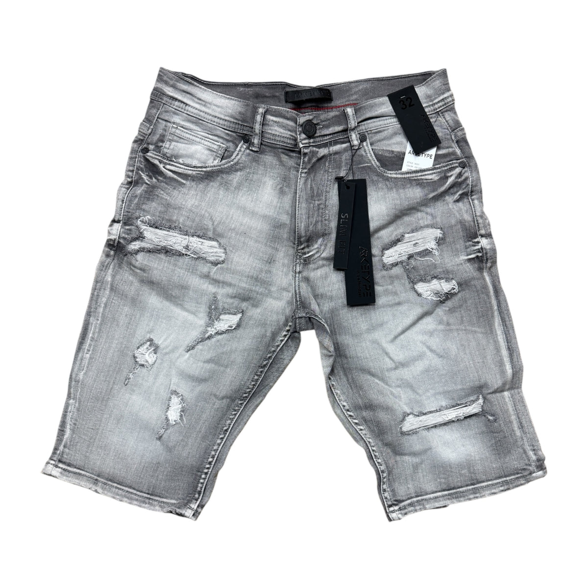 SC01 - Core Ripped Urban Slim-Fit Stretch Shorts