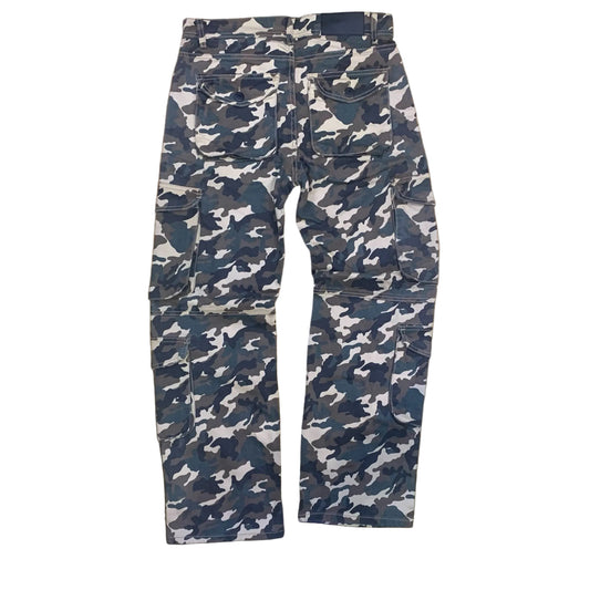 WH-P442 - Authur Street Fit Baggy Cargo Pocket Stretch Jeans