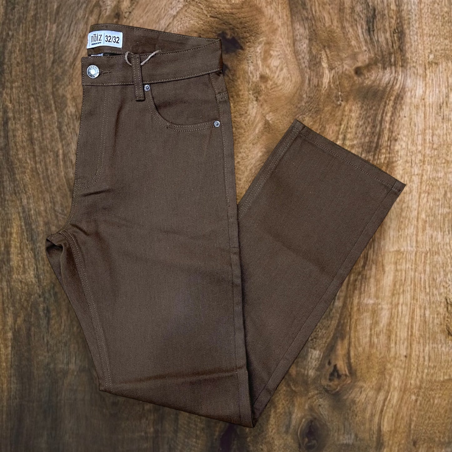 DP780 - Basic color Denim Relaxed-Fit Pants