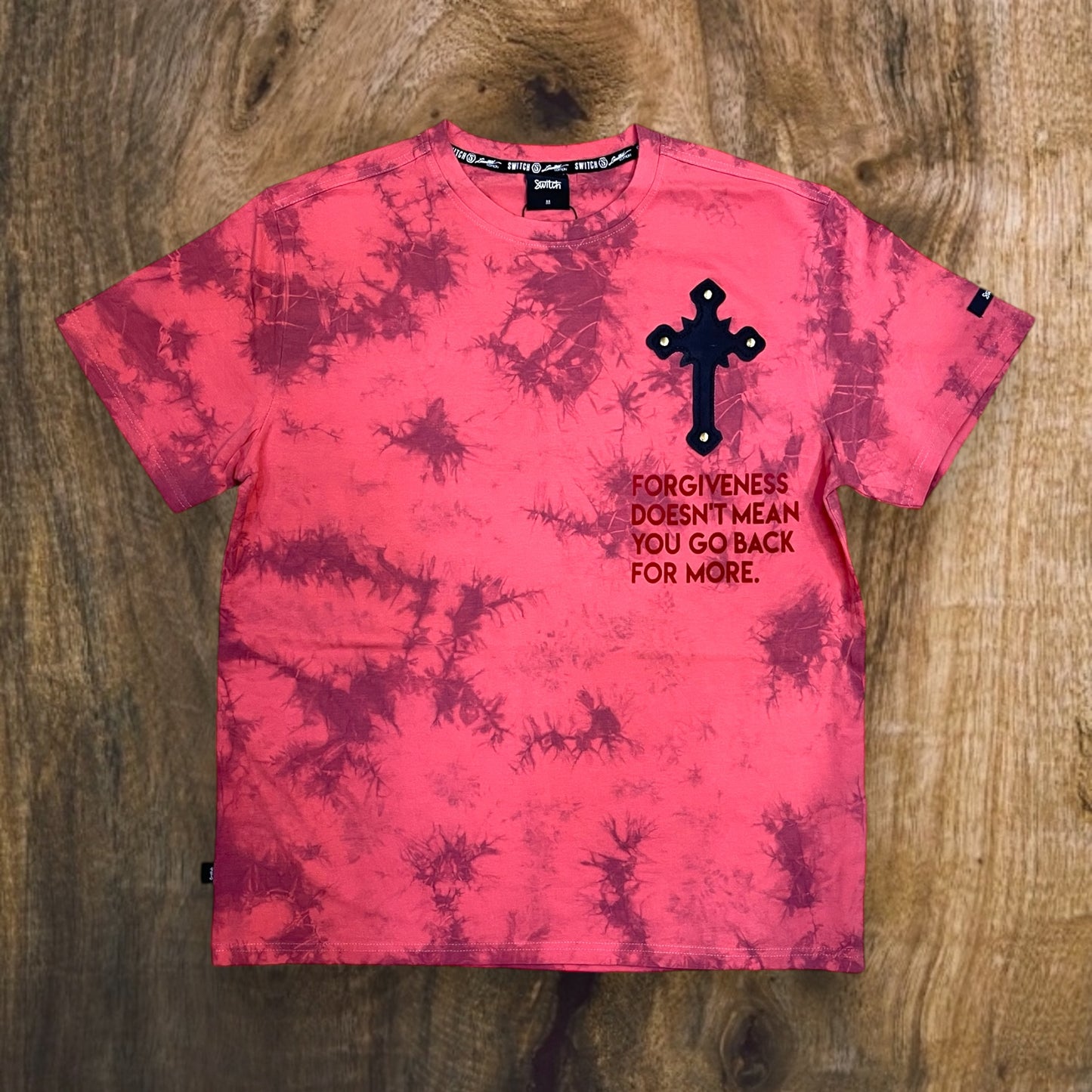 SF4016- Forgiveness Tie Dye Graphic T-Shirt