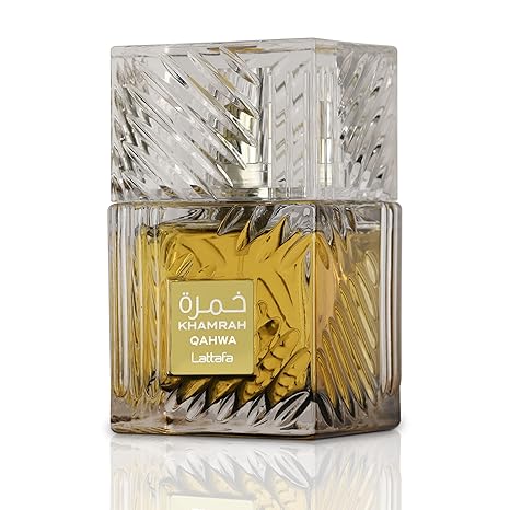 Lattafa Khamrah Qahwa for Unisex Eau de Parfum Spray, 3.4 Ounce / 100 ml