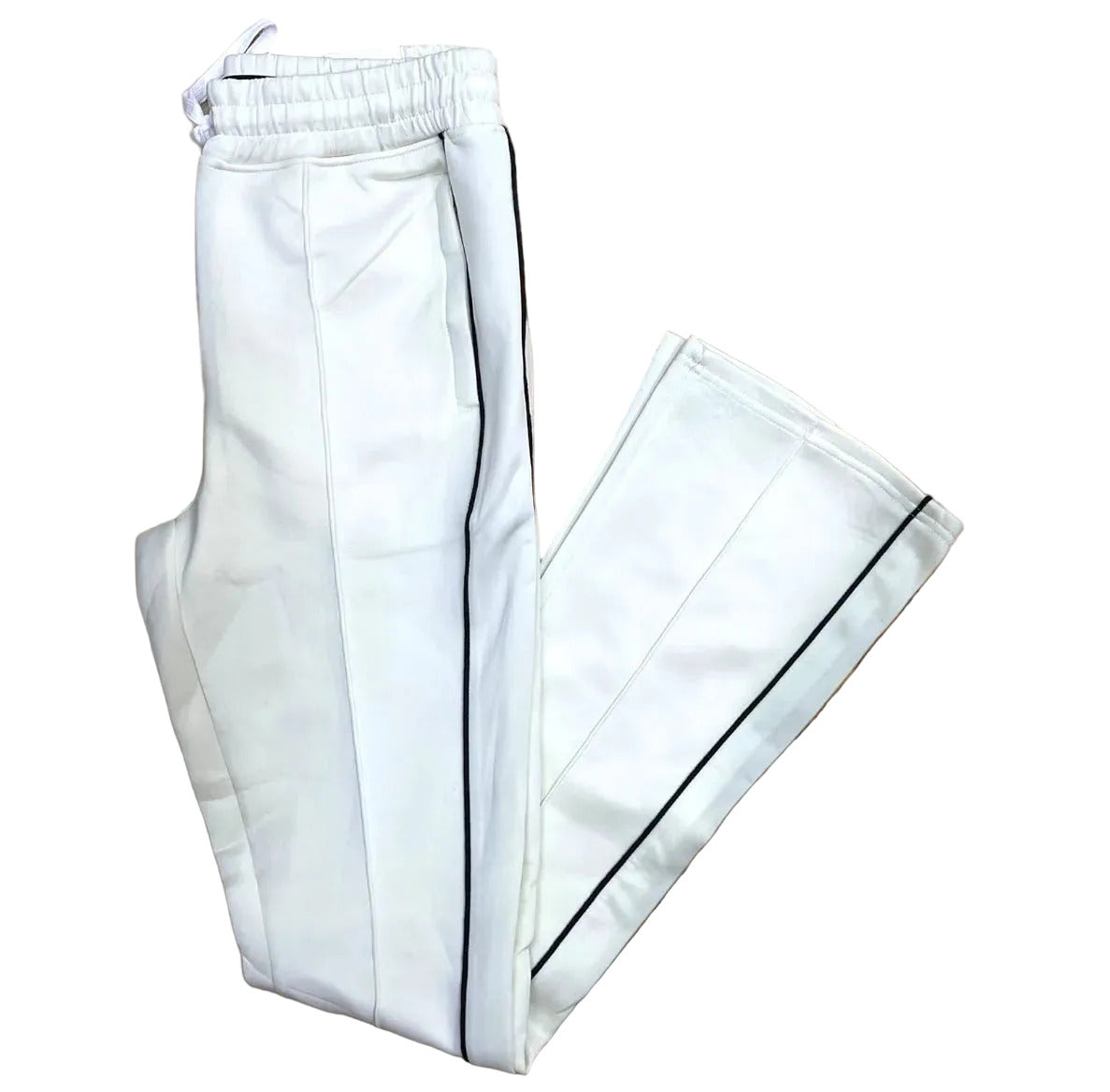 100-470 - Track Stacked Fit Pants (Cream)