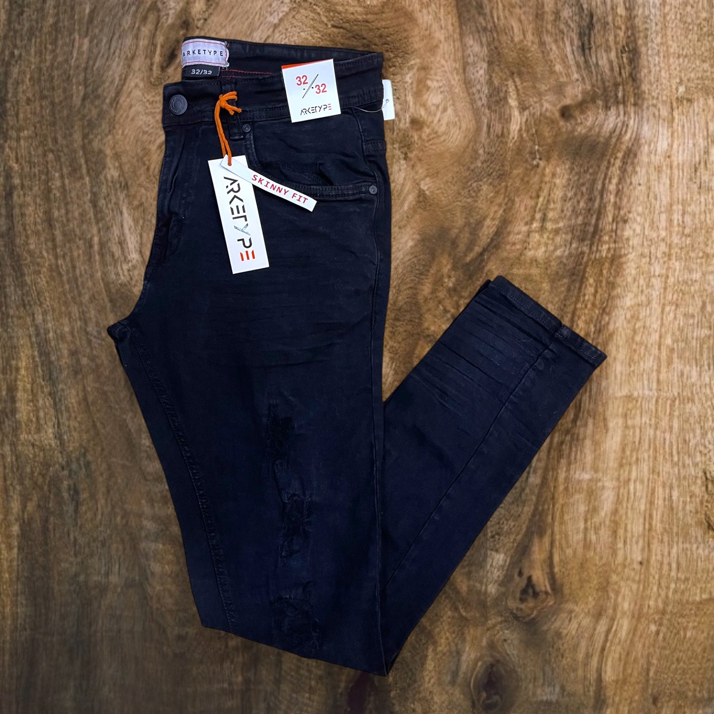 PC03 - Core Ripped Slim-Fit Stretch Jeans