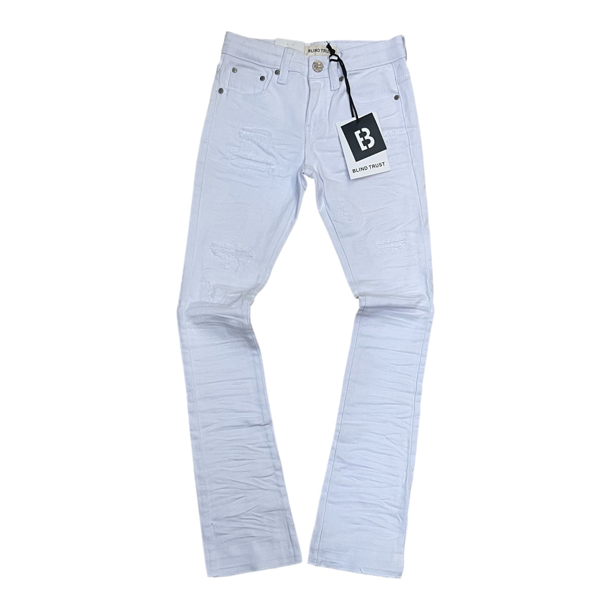 BTP25271K - Boy's/Kid's Rip & Repair Stacked Flare Jeans