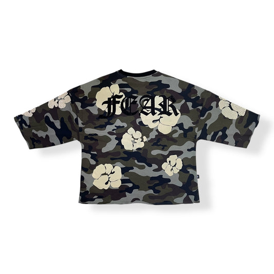 SW5132 - Faith Over Cropped Top Graphic T-Shirt