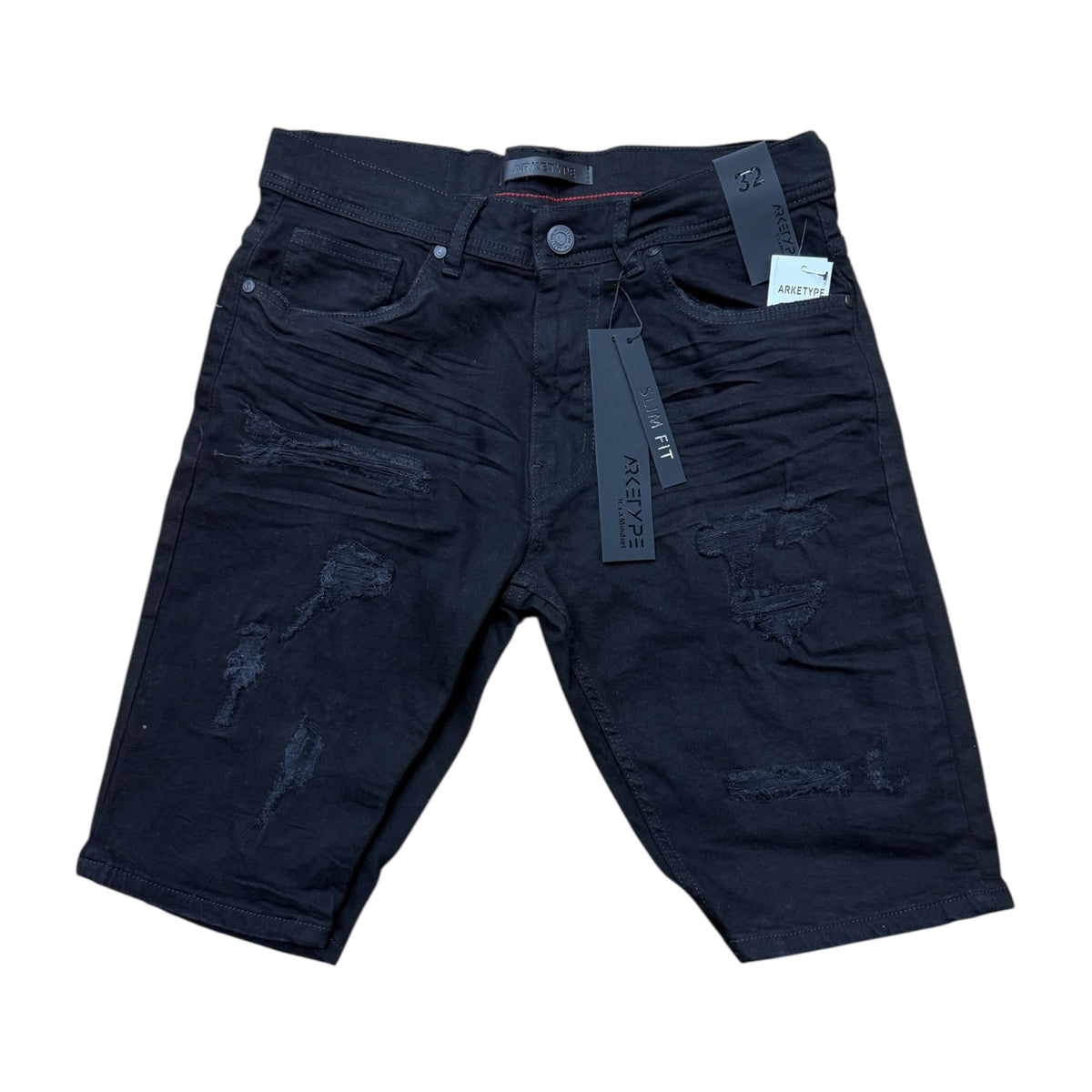 SC01 - Core Ripped Urban Slim-Fit Stretch Shorts