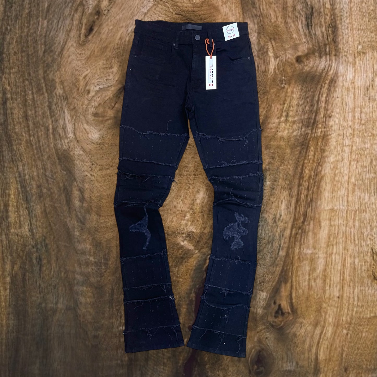 P521 - Tyson Stacked Flared Jeans