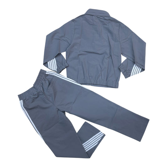 A02-14805K - Boy's/Kid's Striped Nylon Windbreaker Jacket & Pants Set