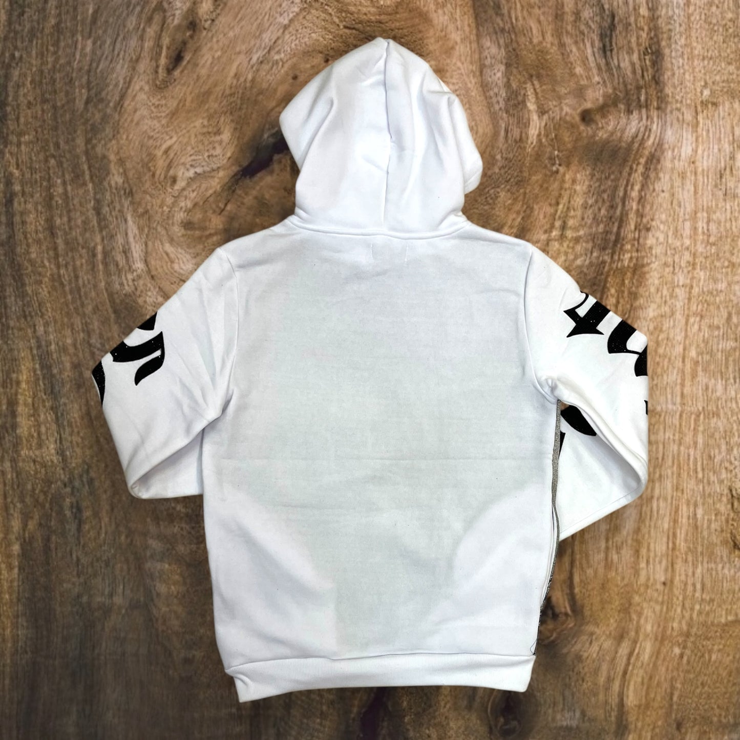 FB2554 - Sinner Rhinestone Tapestry Graphic Hoodie