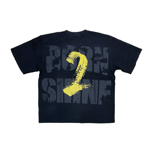 WH-3163-116 - Primetime Digital with Rhinestones Terry Cropped Graphic T-Shirt