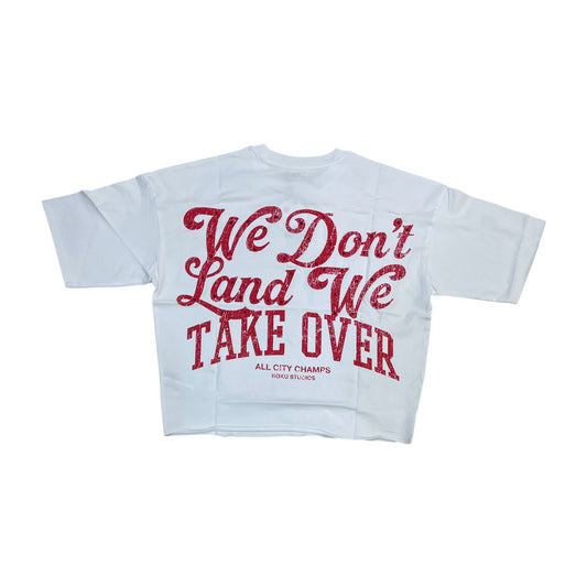 RK1481991 - Bandit Rhinestone Cropped Top Graphic T-Shirt