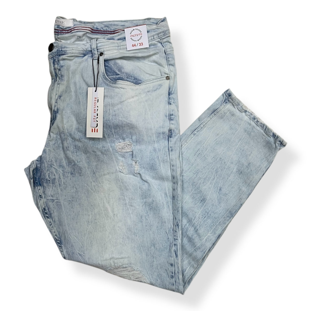 P561X - Big Men's Vital Ripped Slim-Fit Stretch Jeans