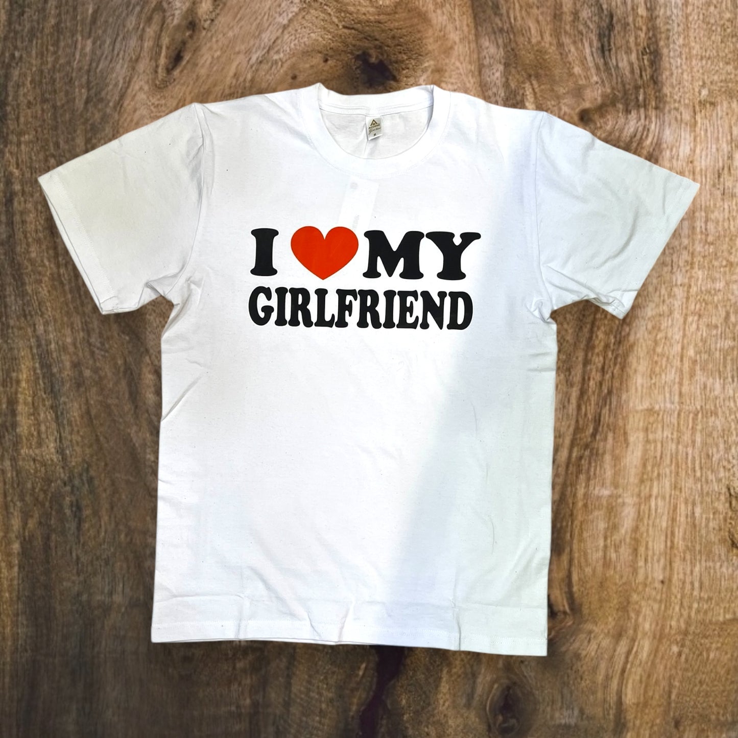 JC012325 - I Love My Girlfriend Regular-Fit Graphic T-Shirt