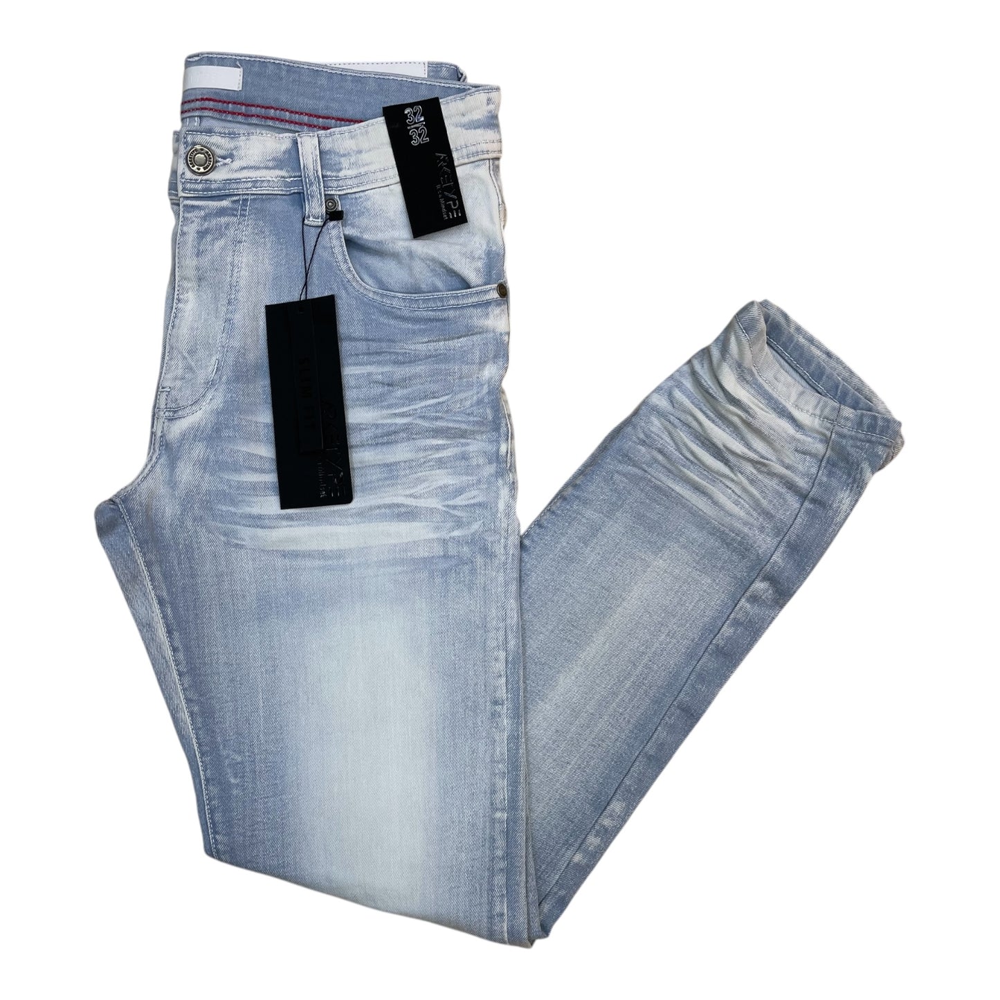 PC05 - Core Washed Clean Look Slim-Fit Stretch Jeans