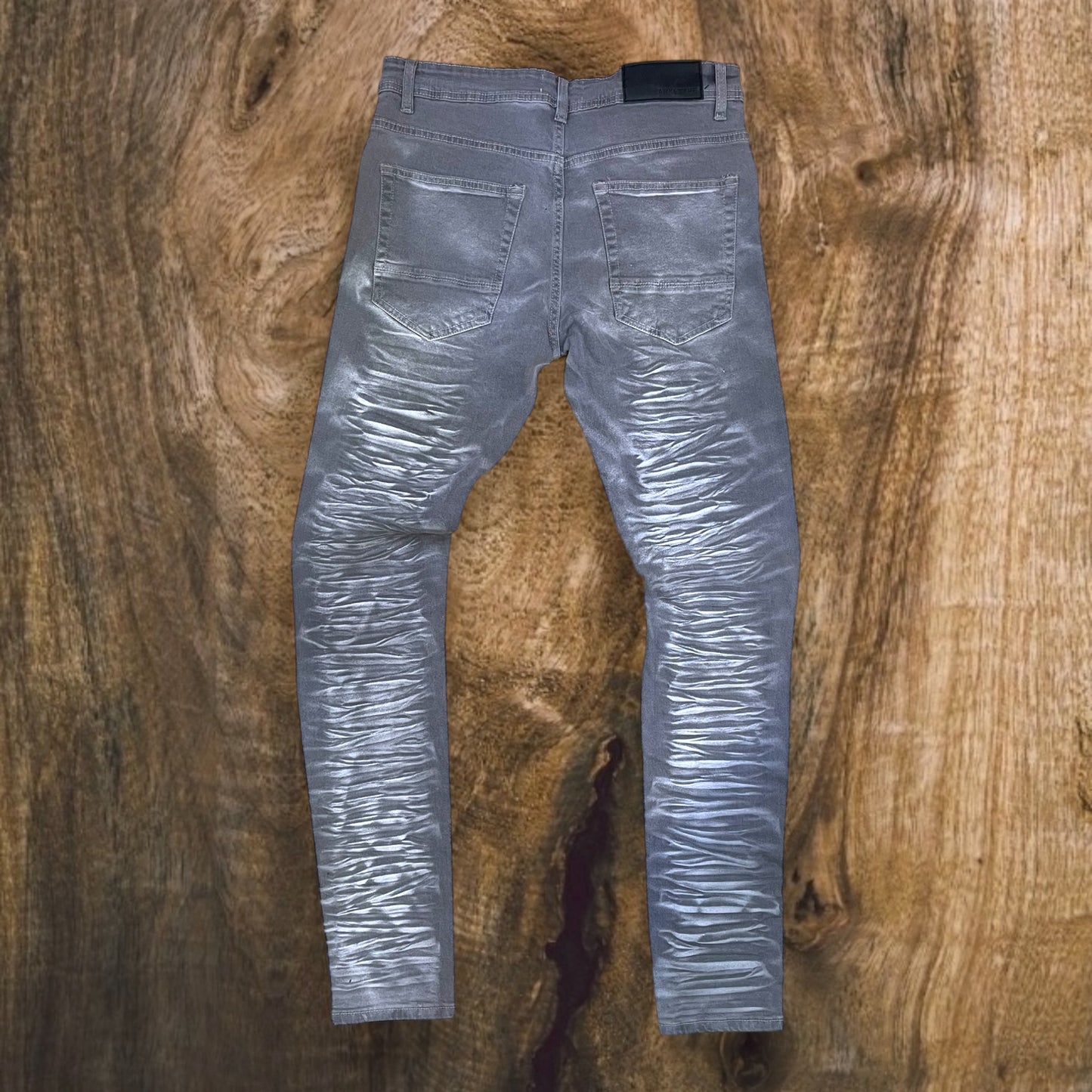 P515 - Full Crinkle Slim-Fit Stretch Jeans