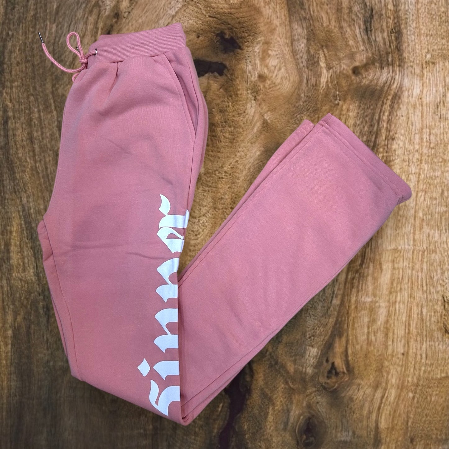 SB3401 - Saint Sinner Puff Print Fleece Stacked Pants