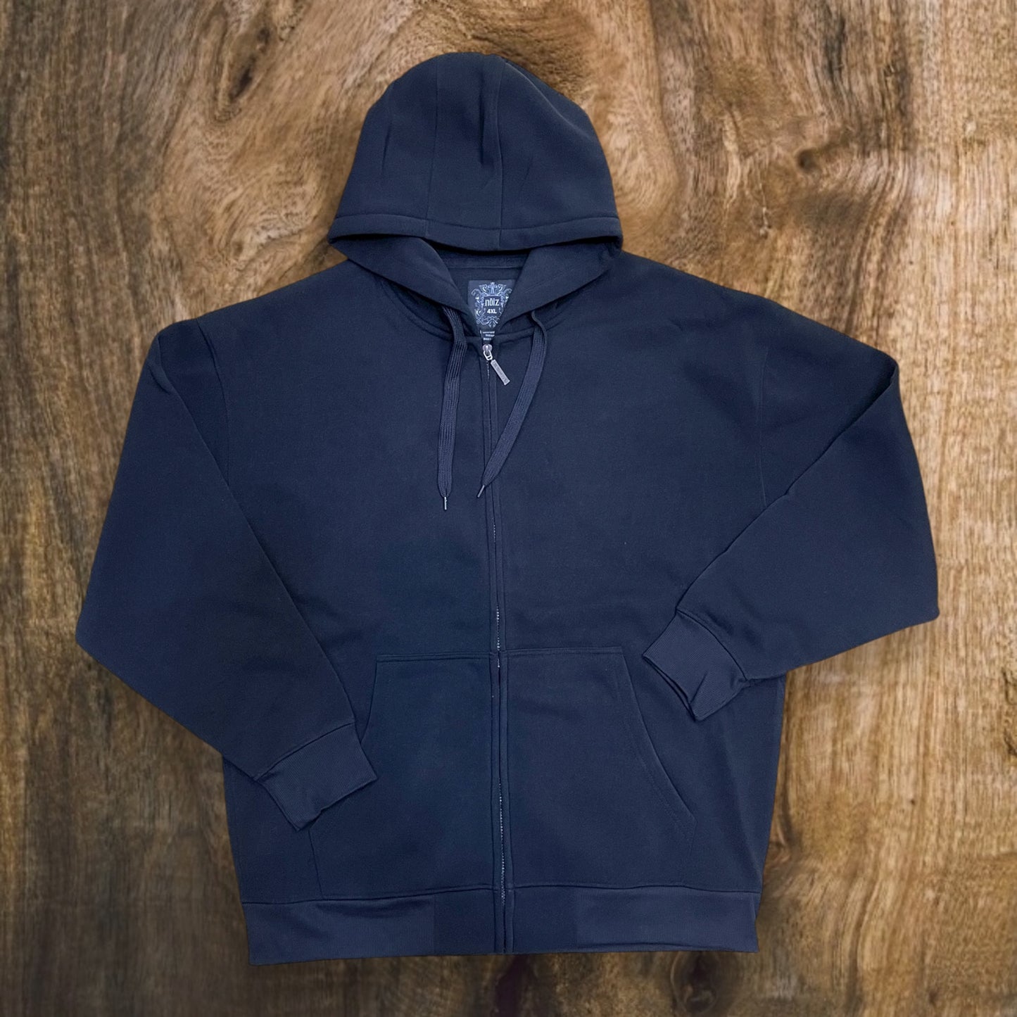 FT206X - Big Men's Core Plain Fleece Zip-Up Regular-Fit Hoodie